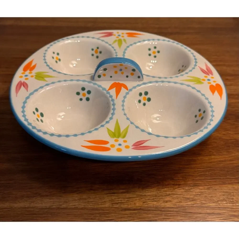 Temp-tations by Tara Old World Confetti Four-Egg Poacher 8”